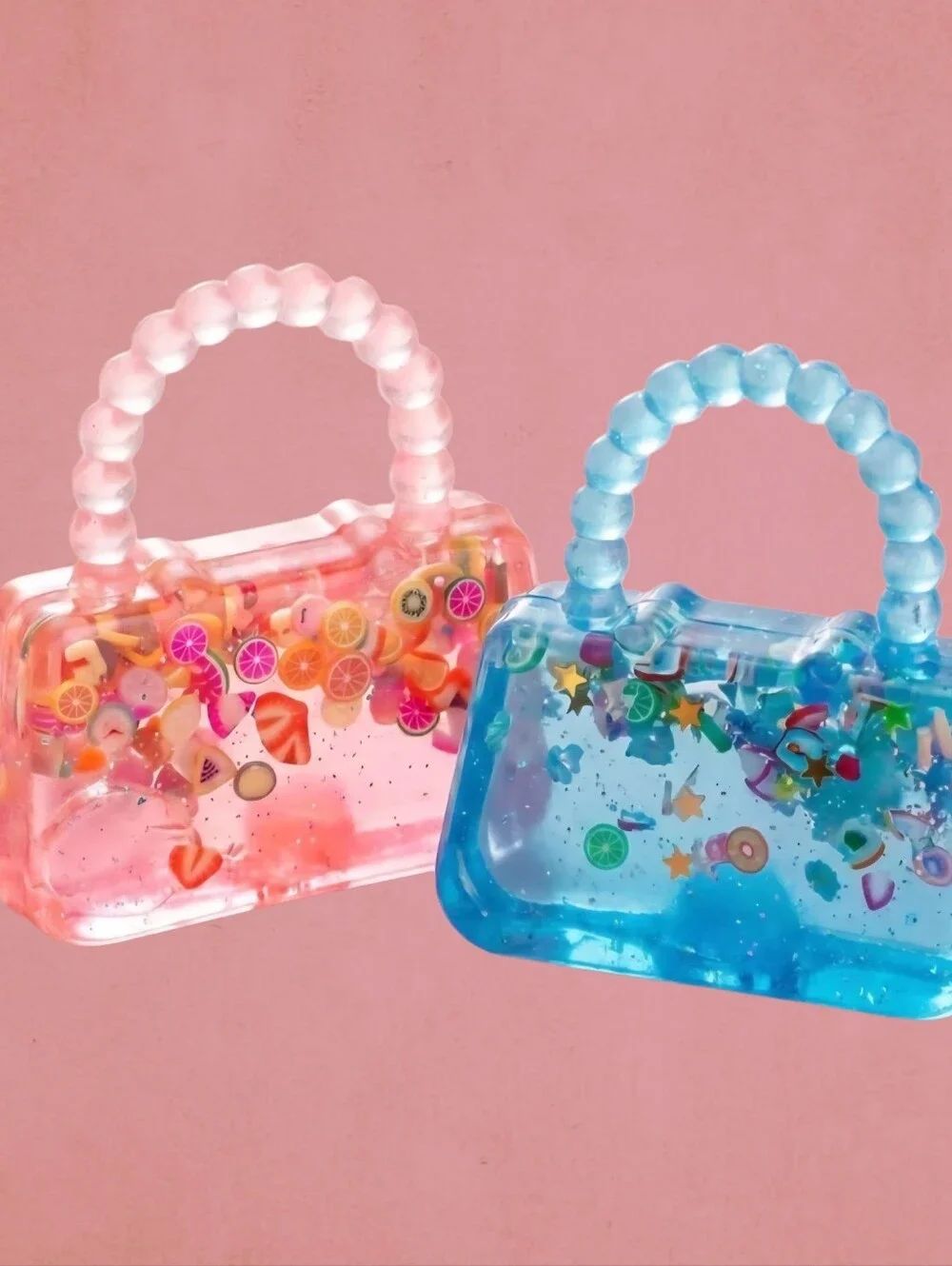 Fruit Slices Squishy Handbag Toy